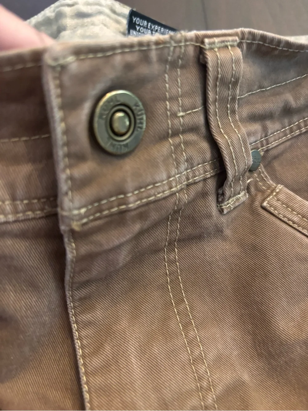 Kuhl Men's Rydr  Pants in Light Brown 30x32
